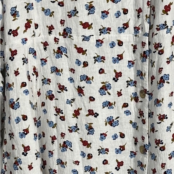 The Nines by Hatch maternity dress, medium, floral, button front, spring‎ - Picture 4 of 10